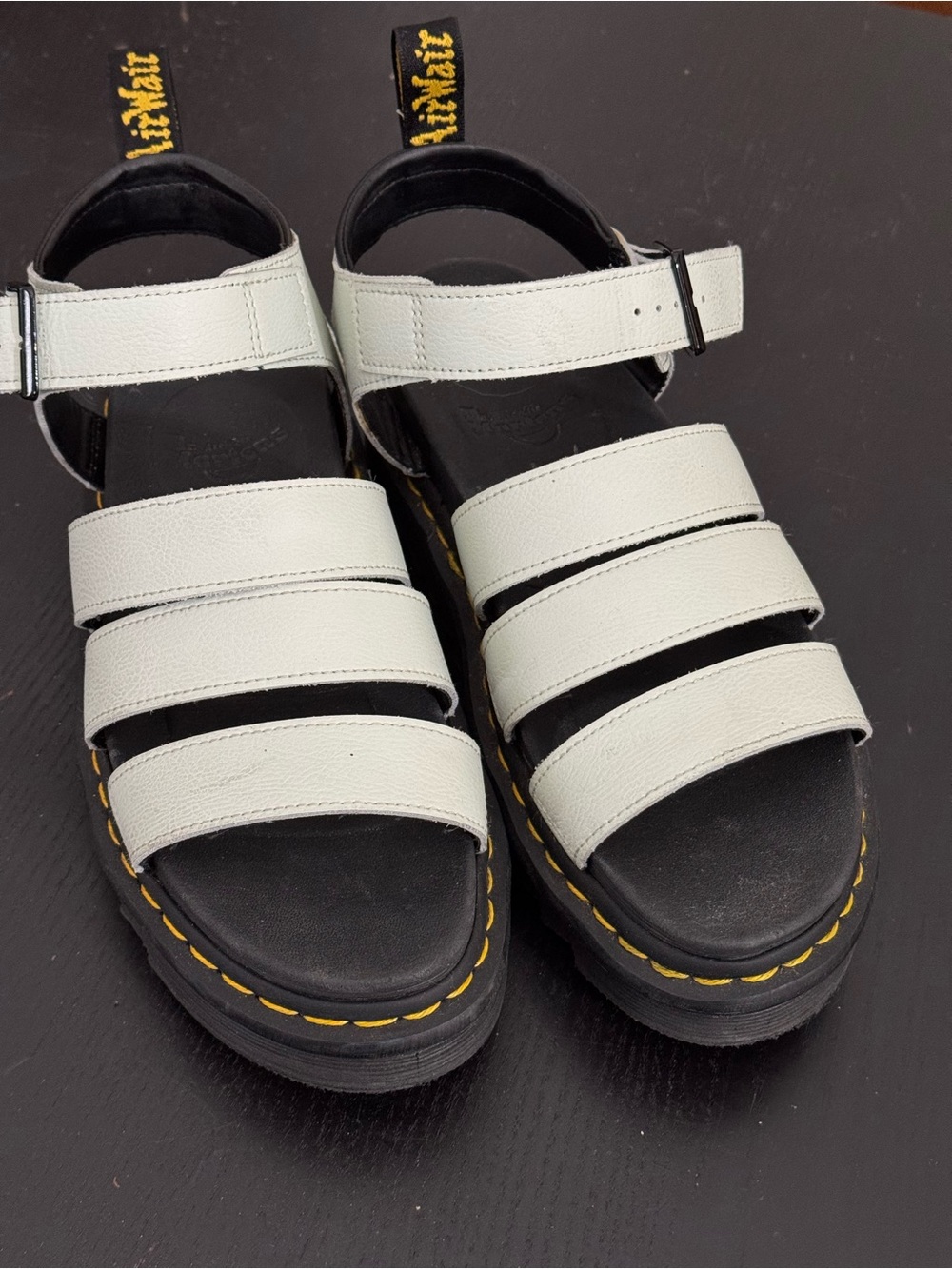 Dr. Martens Blaire Platform Sandals Men Sz 8 XLNT